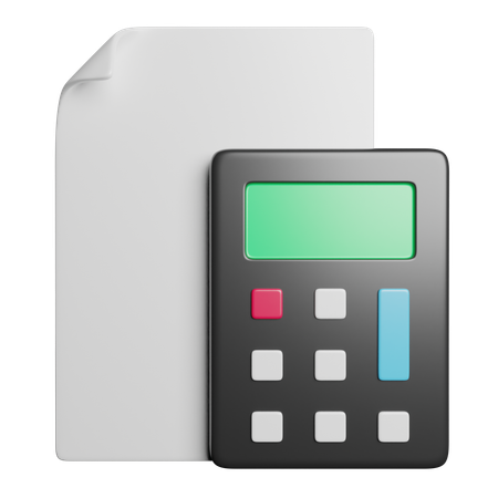 Calculatrice  3D Icon