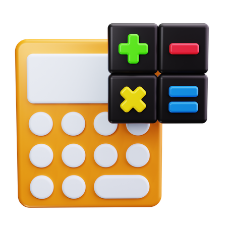 Calculatrice  3D Icon