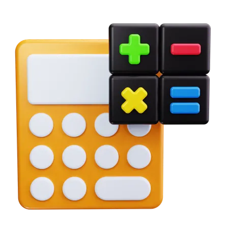 Calculatrice  3D Icon