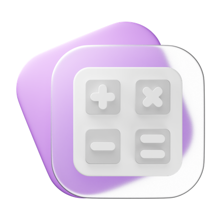 Calculatrice  3D Icon