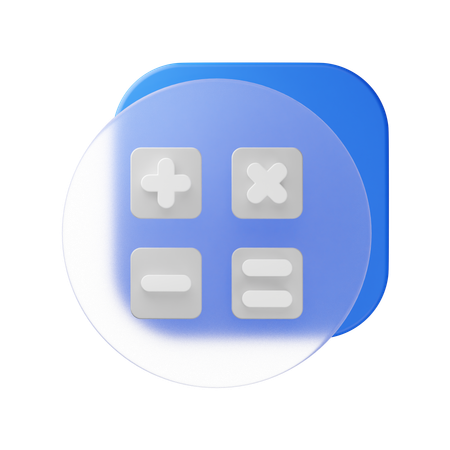 Calculatrice  3D Icon