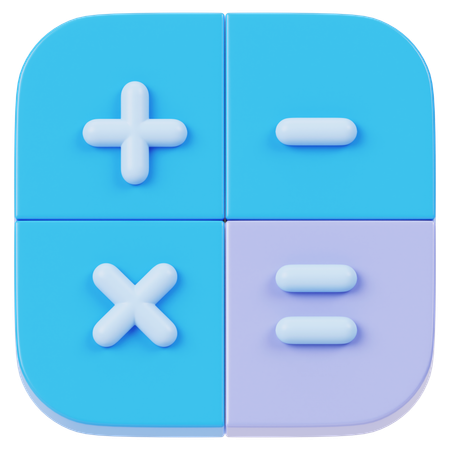 Calculatrice  3D Icon