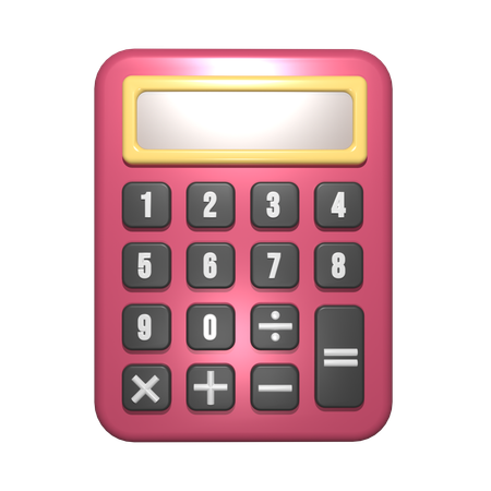 Calculatrice  3D Icon