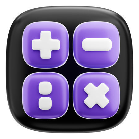 Calculatrice  3D Icon