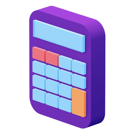 Calculatrice  3D Illustration