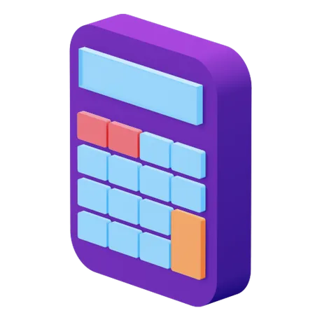 Calculatrice  3D Illustration