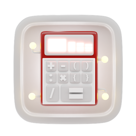 Calculatrice  3D Icon