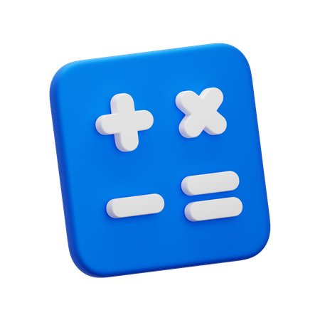 Calculatrice  3D Icon
