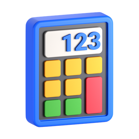 Calculatrice  3D Icon