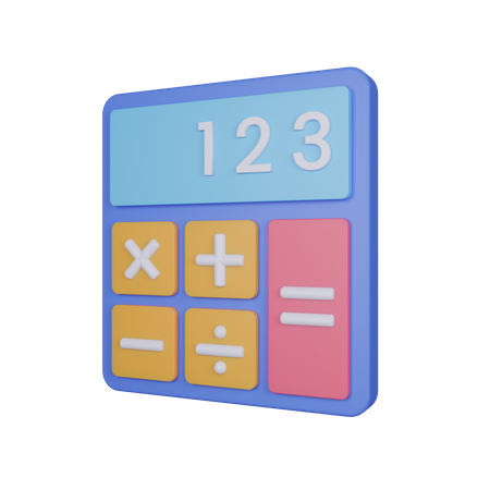 Calculatrice  3D Icon