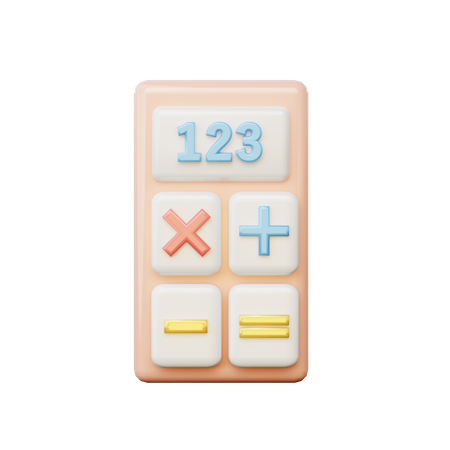 Calculatrice  3D Icon