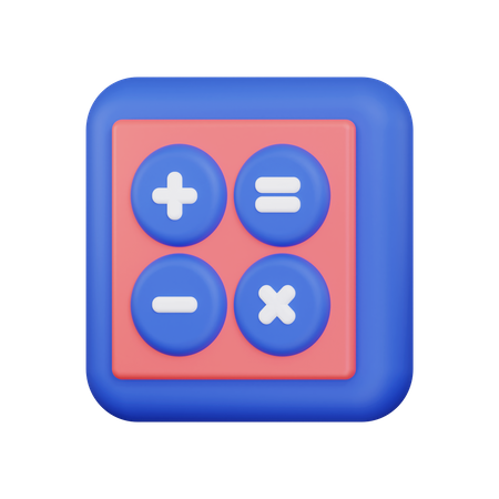 Calculatrice  3D Icon