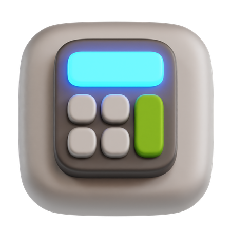 Calculatrice  3D Icon