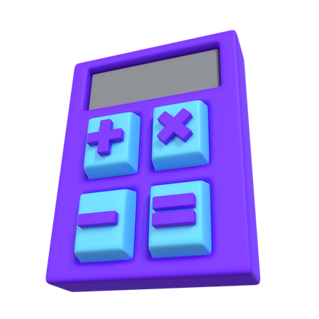 Calculatrice  3D Illustration