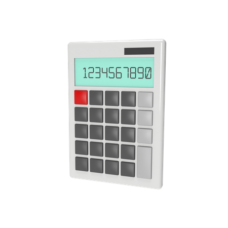 Calculatrice  3D Illustration