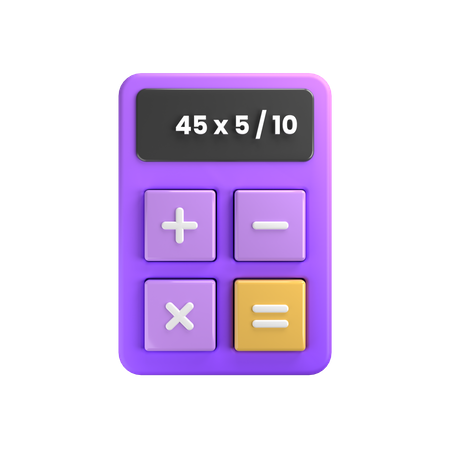 Calculatrice  3D Illustration