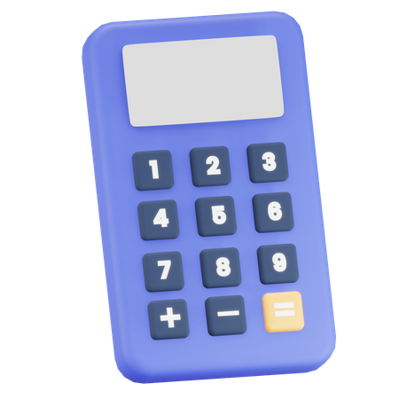 Calculatrice  3D Illustration