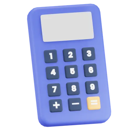 Calculatrice  3D Illustration