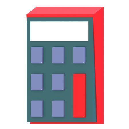 Calculatrice  3D Illustration