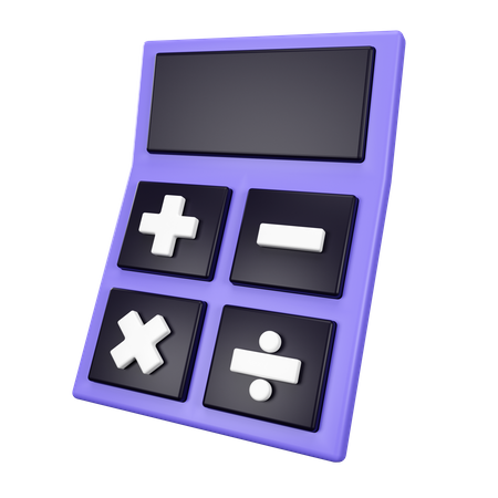 Calculatrice  3D Illustration