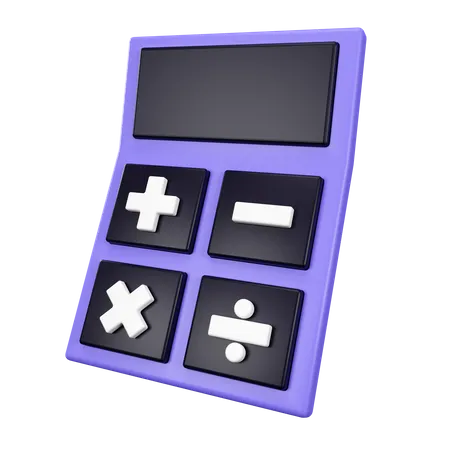 Calculatrice  3D Illustration