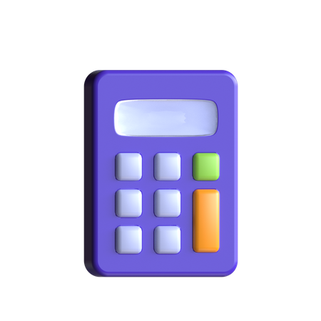 Calculatrice  3D Illustration