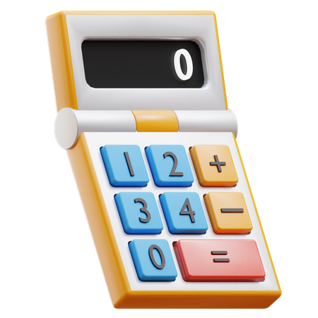 Calculatrice  3D Illustration