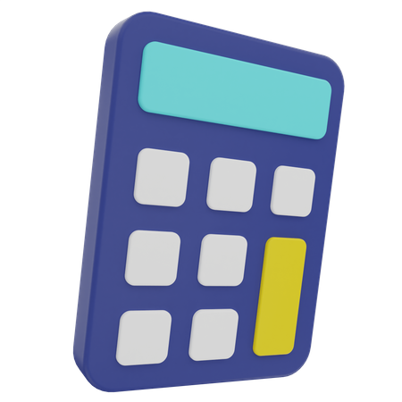 Calculatrice  3D Illustration