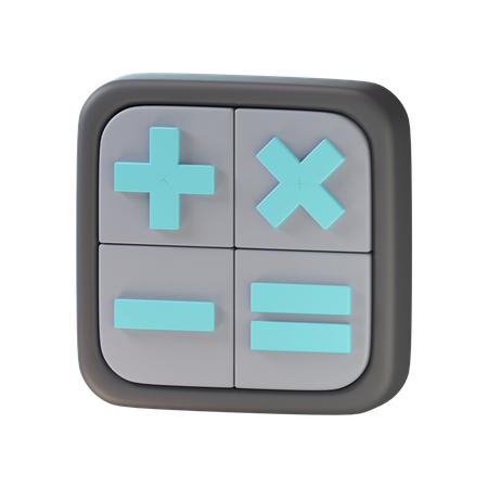 Calculatrice  3D Icon