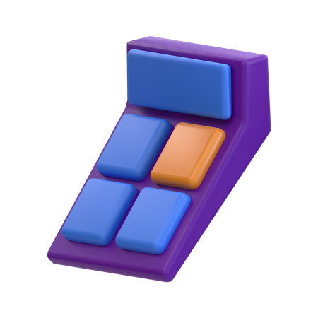 Calculatrice  3D Icon