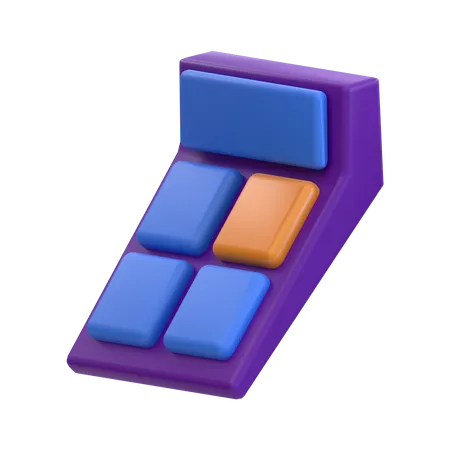 Calculatrice  3D Icon