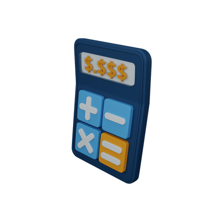 Calculatrice  3D Icon