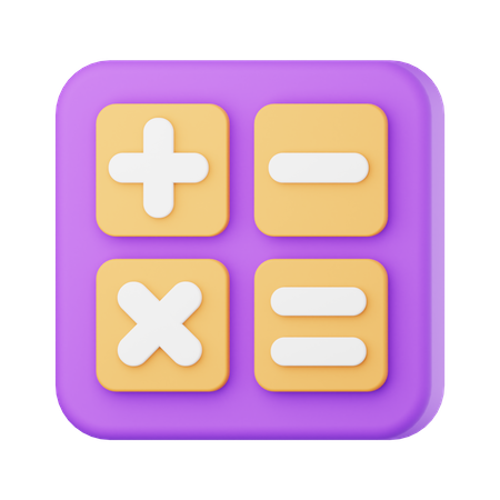 Calculatrice  3D Icon