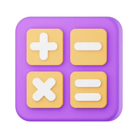 Calculatrice  3D Icon