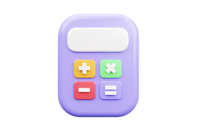 Calculatrice  3D Icon