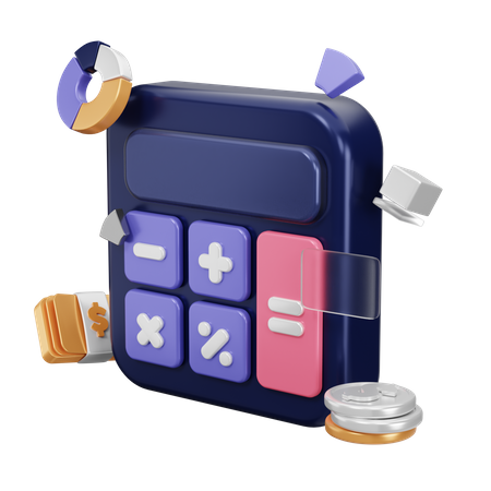 Calculatrice  3D Icon