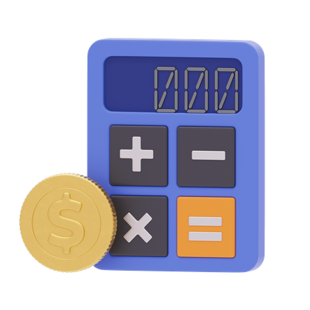 Calculatrice  3D Icon