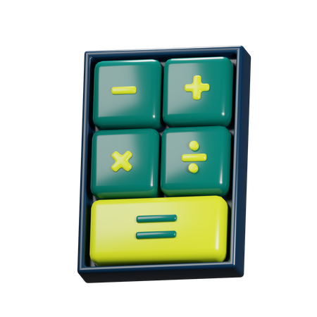 Calculatrice  3D Icon