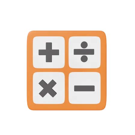 Calculatrice  3D Icon