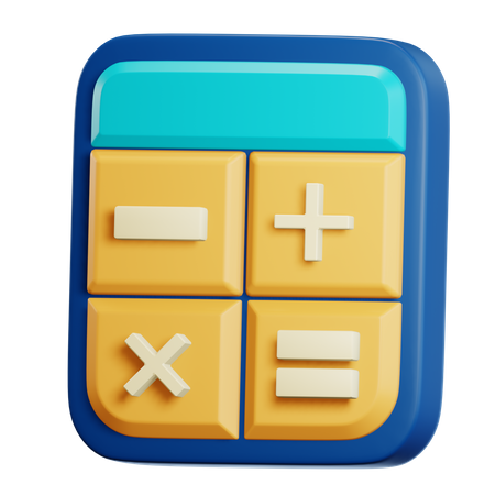 Calculatrice  3D Icon