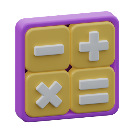 Calculatrice  3D Icon