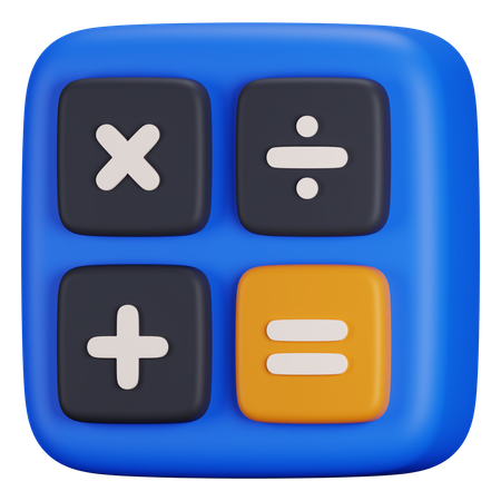 Calculatrice  3D Icon