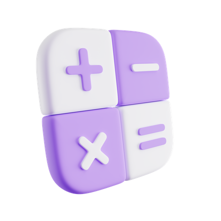 Calculatrice  3D Icon