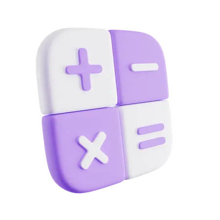 Calculatrice  3D Icon