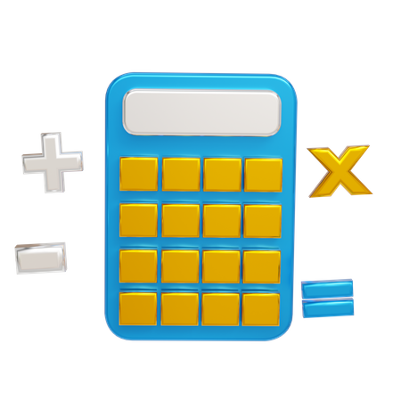 Calculatrice  3D Icon