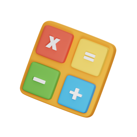 Calculatrice  3D Icon