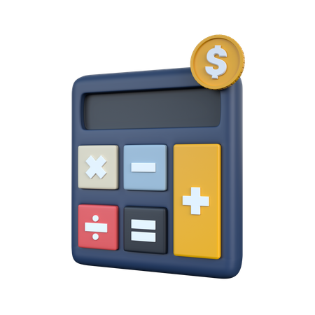 Calculatrice  3D Icon