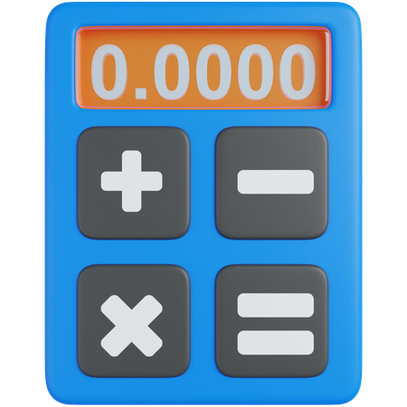 Calculatrice  3D Icon