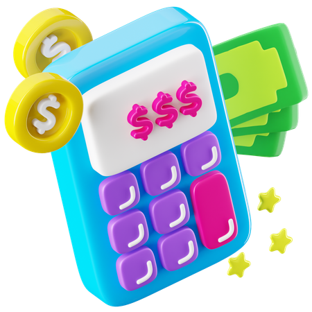 Calculatrice  3D Icon