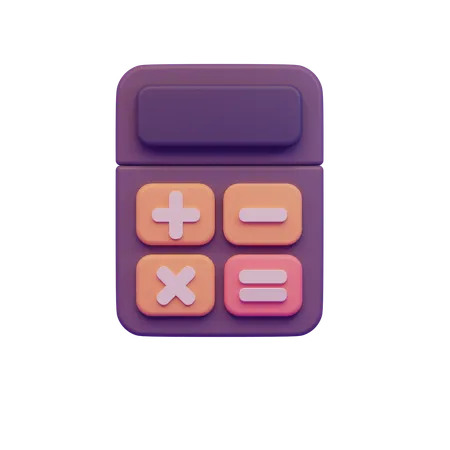 Calculatrice  3D Icon